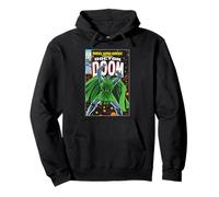 Marvel Super Heroes Doctor Doom Retro Vintage Comic Cover Felpa con Cappuccio