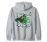 Marvel Super Heroes Doctor Doom Villain Groovy Wavy Name Felpa con Cappuccio