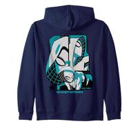 Marvel Super Heroes Ghost-Spider Gwen Stacy New York Trio Felpa con Cappuccio