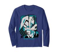 Marvel Super Heroes Ghost-Spider Gwen Stacy New York Trio Maglia a Manica