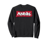 Marvel Super Heroes Graffiti Tag Style Marvel Logo Official Felpa