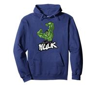 Marvel Super Heroes Hulk Avengers Graffiti Tag Style Felpa con Cappuccio