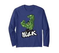 Marvel Super Heroes Hulk Avengers Graffiti Tag Style Maglia a Manica