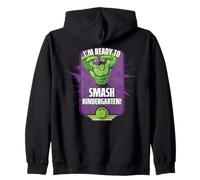 Marvel Super Heroes Hulk I'm Ready to Smash Kindergarten! Felpa con Cappuccio