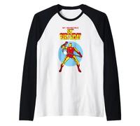 Marvel Super Heroes Iron Man My Invincible 50th Birthday Maglia con Maniche Raglan