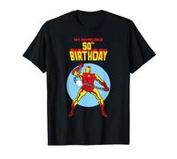 Marvel Super Heroes Iron Man My Invincible 50th Birthday Maglietta