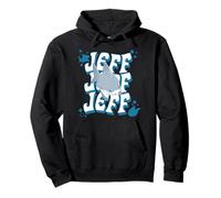 Marvel Super Heroes Jeff The Land Shark Groovy Wavy Name Felpa con Cappuccio