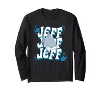 Marvel Super Heroes Jeff The Land Shark Groovy Wavy Name Maglia a Manica