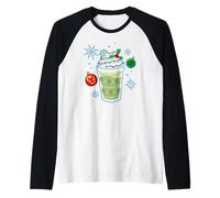 Marvel Super Heroes Spearmint Drink Christmas Winter Holiday Maglia con Maniche Raglan