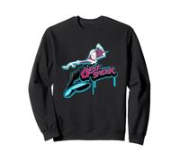 Marvel Super Heroes Spider-Gwen Earth-65 Graffiti Tag Style Felpa