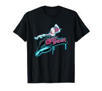 Marvel Super Heroes Spider-Gwen Earth-65 Graffiti Tag Style Maglietta