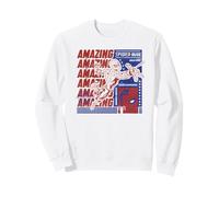 Marvel Super Heroes Spider-Man Americana Amazing Since 1962 Felpa