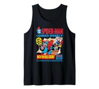 Marvel Super Heroes Spider-Man Comics Weekly Retro Vintage Canotta