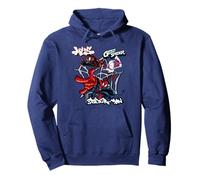 Marvel Super Heroes Spider-Man & Friends Graffiti Tag Style Felpa con Cappuccio
