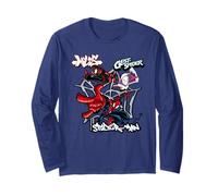 Marvel Super Heroes Spider-Man & Friends Graffiti Tag Style Maglia a Manica