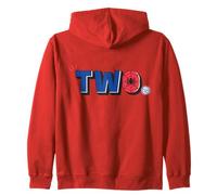 Marvel Super Heroes Spider-Man Numbers 2 Two 2nd Birthday Felpa con Cappuccio