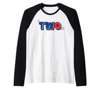 Marvel Super Heroes Spider-Man Numbers 2 Two 2nd Birthday Maglia con Maniche Raglan