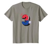 Marvel Super Heroes Spider-Man Numbers 3 Third 3rd Birthday Maglietta