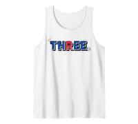 Marvel Super Heroes Spider-Man Numbers 3 Three 3rd Birthday Canotta