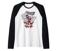 Marvel Super Heroes Spider-Man Trio SD Heroes Chibi Japan Maglia con Maniche Raglan
