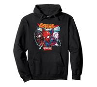 Marvel Super Heroes Spider-Man Trio SD Heroes Kawaii Japan Felpa con Cappuccio