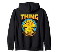 Marvel Super Heroes The Thing It's Clobberin' Time Quote Felpa con Cappuccio