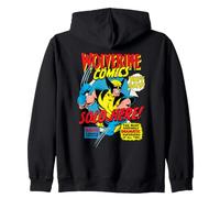 Marvel Super Heroes Wolverine Comics Sold Here Retro Vintage Felpa con Cappuccio