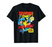 Marvel Super Heroes Wolverine Comics Sold Here Retro Vintage Maglietta