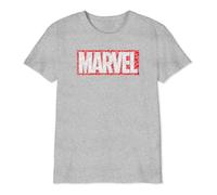 Marvel T - Camicia da Ragazzo, Grigio, 6 Anni
