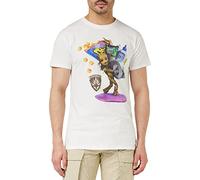 Marvel Meiamgmts002 T-Shirt, Bianco, S Uomo