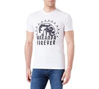 Marvel T - Camicia da Uomo, Bianco, XL