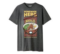 Marvel T - Camicia da Uomo, Grigio Melange, 3XL