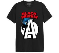 Marvel T - Camicia da Uomo, Nero, M