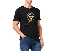 Marvel T - Camicia da Uomo, Nero, S