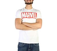MARVEL T-Shirt Manica Corta Core Logo Bianco XL