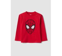 MARVEL, T-shirt Rossa In Puro Cotone Con Stampa Marvel Spider-man, Bambino, Rosso, Taglia: 4-5