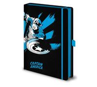 Marvel Taccuino per Appunti, Bianco/Blu/Nero, A5