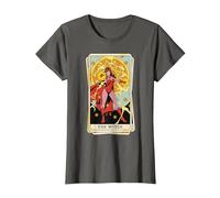 Marvel Tarot Scarlet Witch as The Witch Card Maglietta, Donna, Asfalto, M