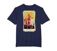 Marvel Tarot Scarlet Witch as The Witch Card Maglietta, Uomo Taglie Grandi, Navy, 4X Tall