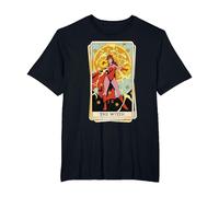 Marvel Tarot Scarlet Witch as The Witch Card Maglietta, Uomo Taglie Grandi, Nero, 2X Tall