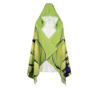 Marvel Telo Mare Bambino con Cappuccio Avengers Spider-Man, Asciugamano Microfibra 70x140 cm, Hulk e Captain America, Poncho Rapida Asciugatura Spiaggia e Piscina 3-8 Anni [18216 Verde Hulk]