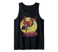 Marvel The Amazing Spider-Man Circle Ritratto Canotta, Uomo, Nero, XL