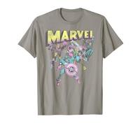 Marvel The Avengers Retro And Classic Group Portrait Vintage Maglietta