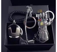 Marvel The Avengers Thanos Iron Man Thor portachiavi guanto scuso maschera