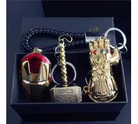 Marvel The Avengers Thanos Iron Man Thor portachiavi guanto scuso maschera