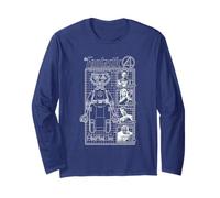 Marvel The Fantastic Four First Family And Herbie Blueprint Maglia a Manica