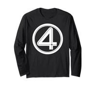 Marvel The Fantastic Four: First Steps Big 4 Chest Logo Maglia a Manica