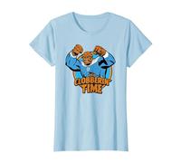 Marvel The Fantastic Four: First Steps Clobberin' Time Logo Maglietta, Donna, Celeste, L