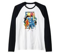 Marvel The Fantastic Four: First Steps Cosmic Group Shot Maglia con Maniche Raglan