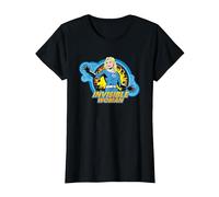 Marvel The Fantastic Four: First Steps Invisible Woman Toon Maglietta, Donna, Nero, L